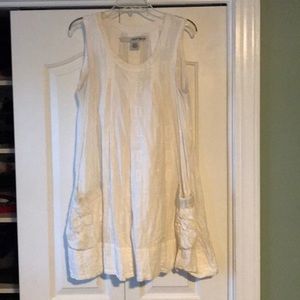 B.B. Dakota 100 percent cotton white dress