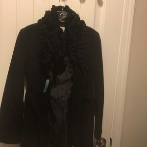 Copper key wool coat