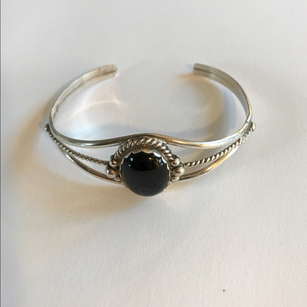 Sterling Silver/Black Onyx bracelet