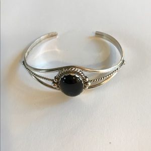 Sterling Silver/Black Onyx bracelet