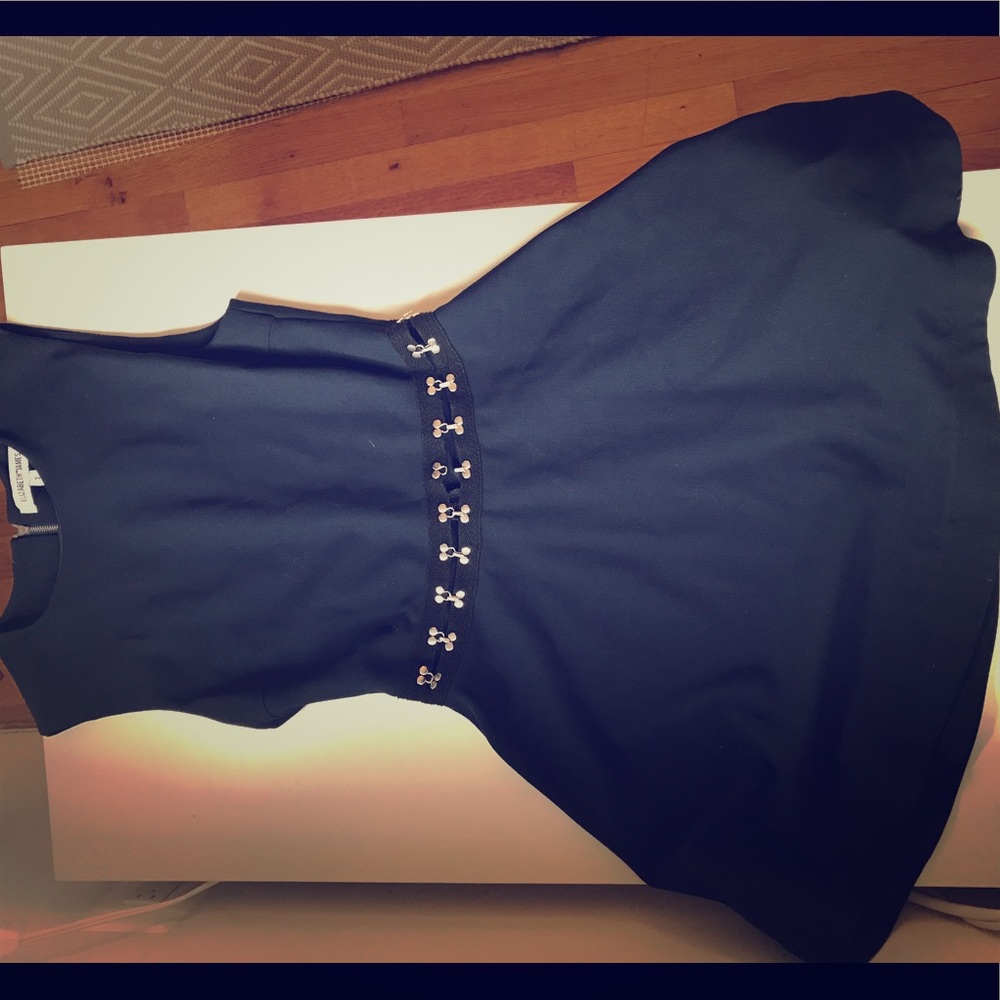 Elizabeth & James navy cocktail dress