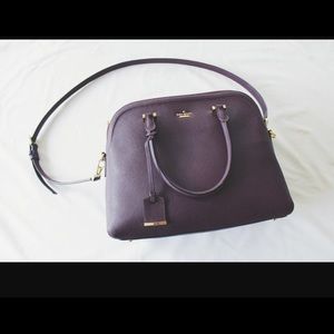 KATE SPADE MARGOT MAHOGANY BURGUNDY CAMERON STREET