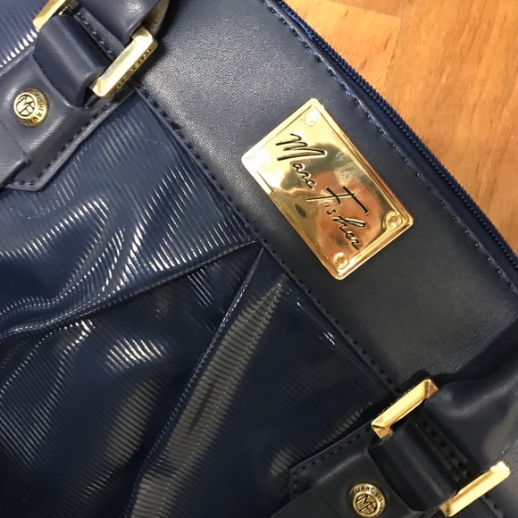 Marc Fisher Blue Shoulder Bag, great condition - Picture 2 of 4