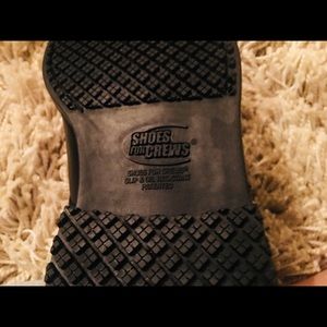 Slip resistance work shoes.