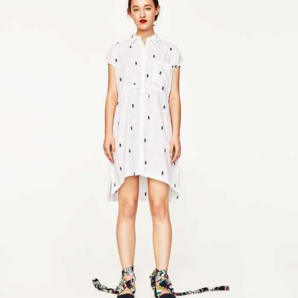 Zara Pineapple Slip Dress ( XL)