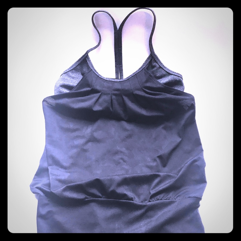 XS The North Face racerback tank with built in bra