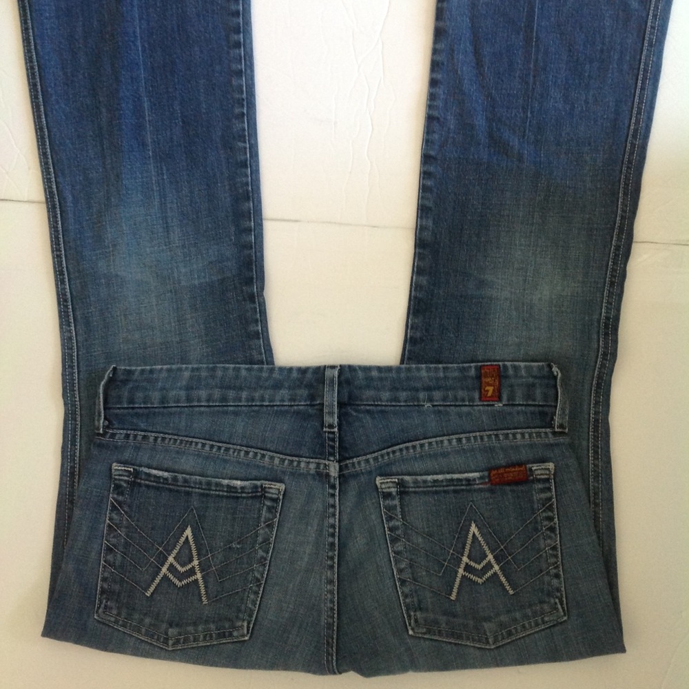 7 for all mankind women's A Pocket jeans size 27
