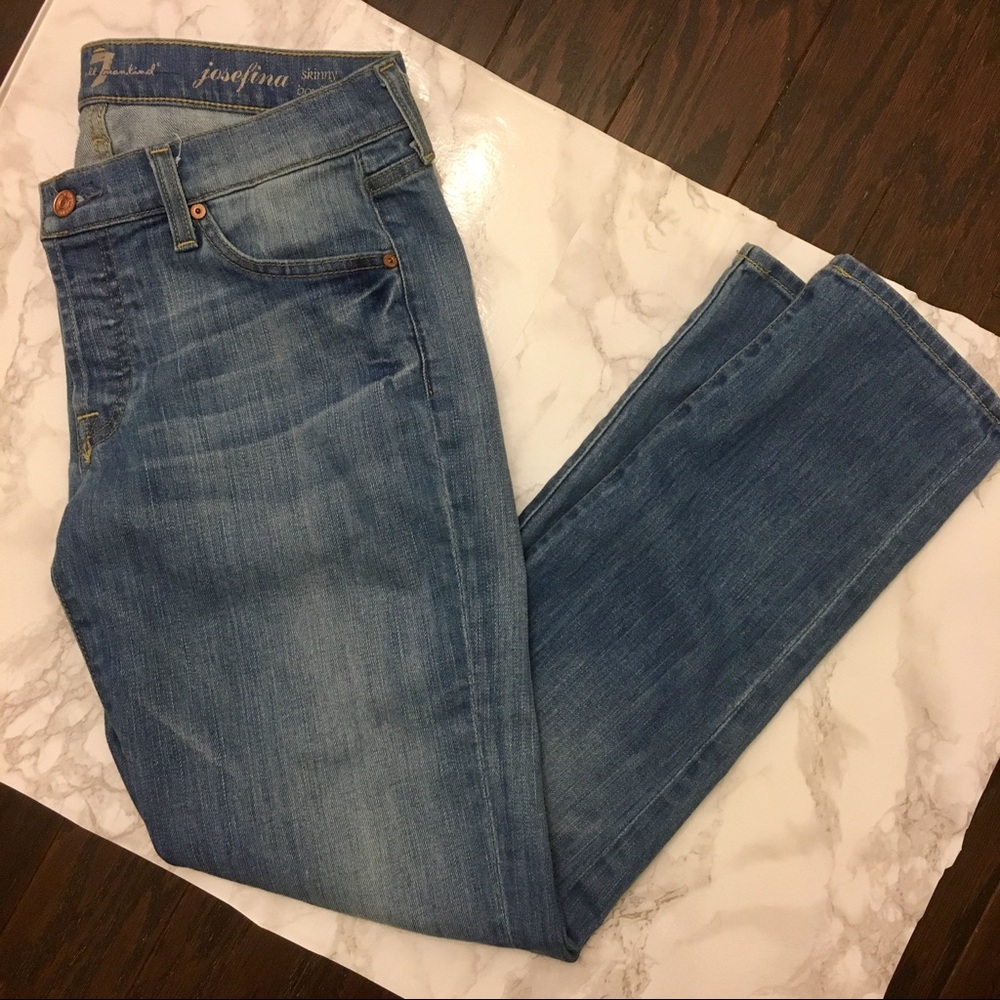 7FAM Josefina Skinny Boyfriend Jeans