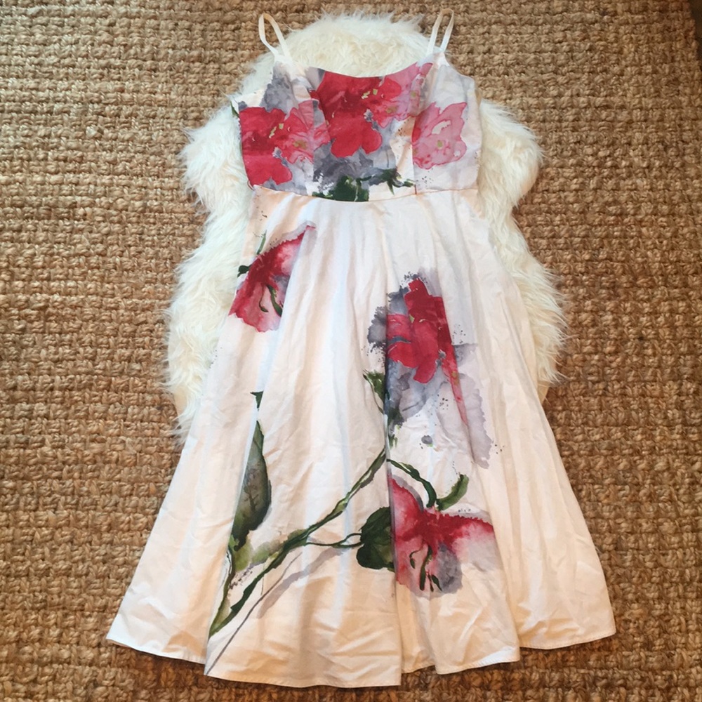 Anthropologie - Mario Balthazar Watercolor Dress