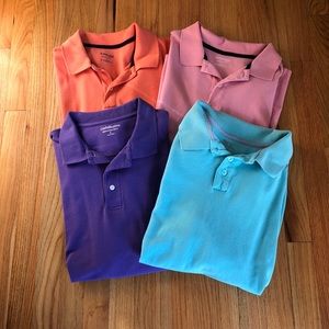 4 men’s large polos