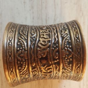 Copper brass long gorgeous  bracelet