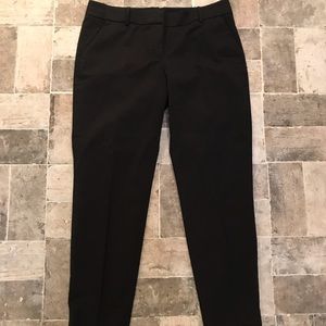Jcrew black cropped slacks