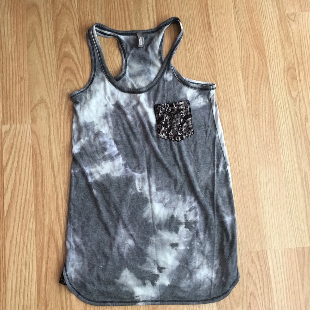 Tye Dye Sequin Tank