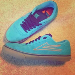 Lakai Select Blue Suede Shoes