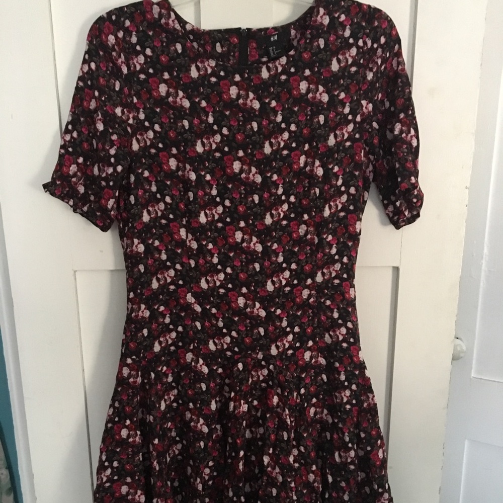 H&M Floral Mini Dress Size 6