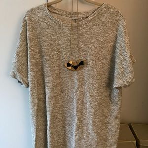 Zara mini dress + tee