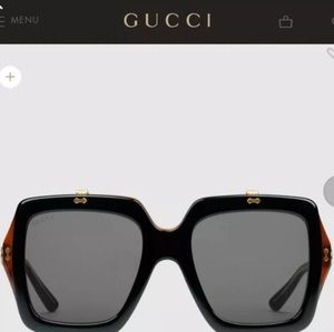 Big Flip Frame Gucci Glasses