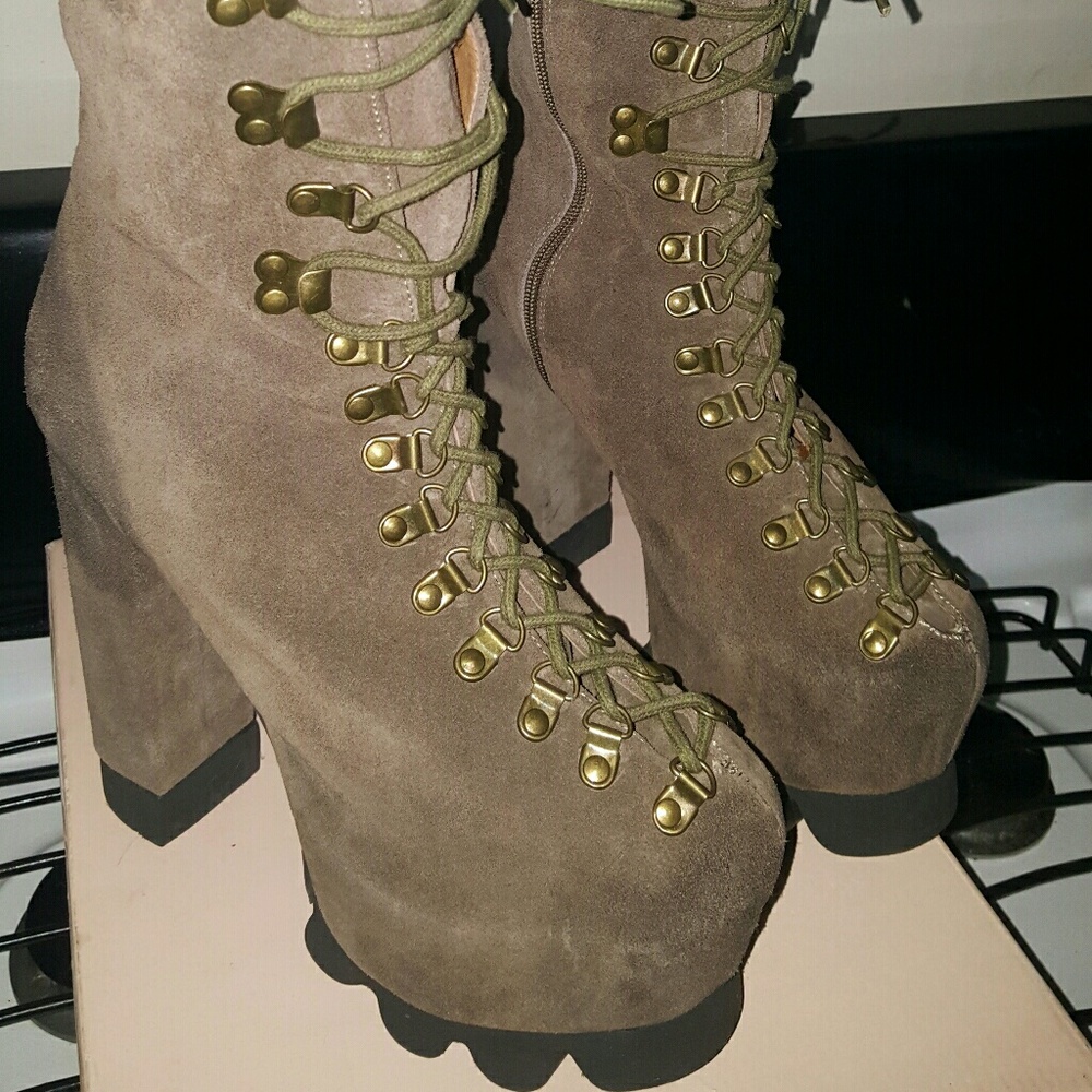 Jeffrey Campbell  "Kick-it " size 10