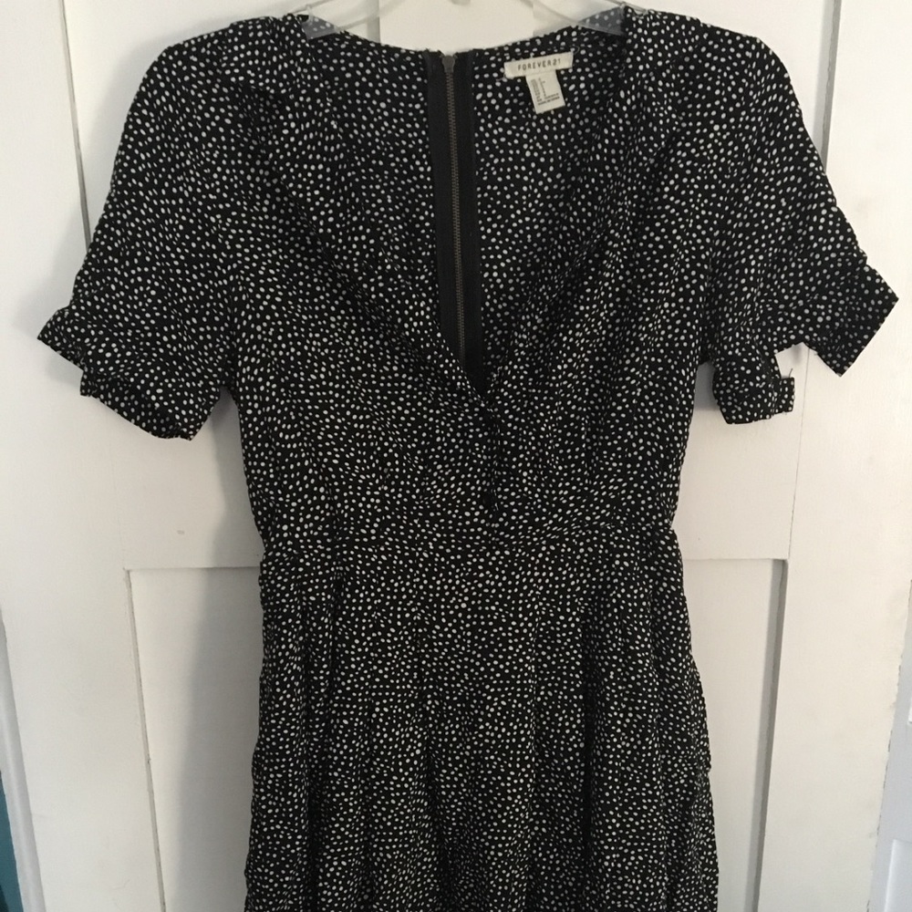 Forever 21 Black Polka Dot Dress