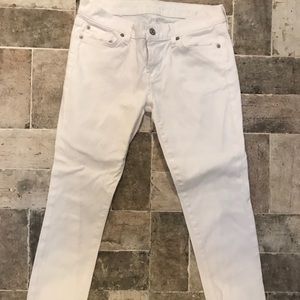 7 for all Mankind white jeans, Roxanne
