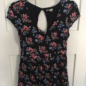 Forever 21 Black Floral Dress