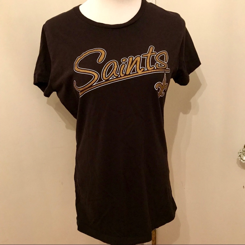 New Orleans Saints NFL Black Tee