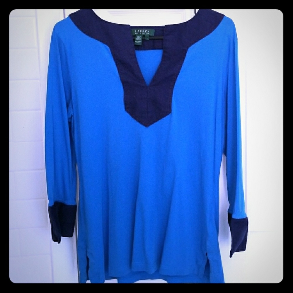 Blue Ralph Lauren Tunic L