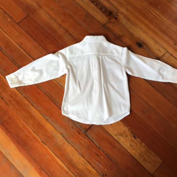 Janie & Jack boys white button down shirt - Picture 2 of 4