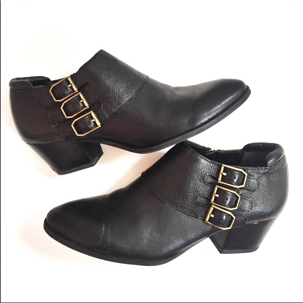 Franco Sarto Leather Booties size 6