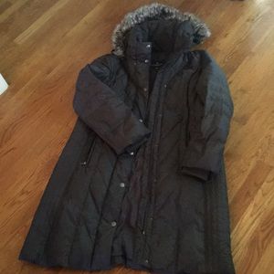 Long down coat