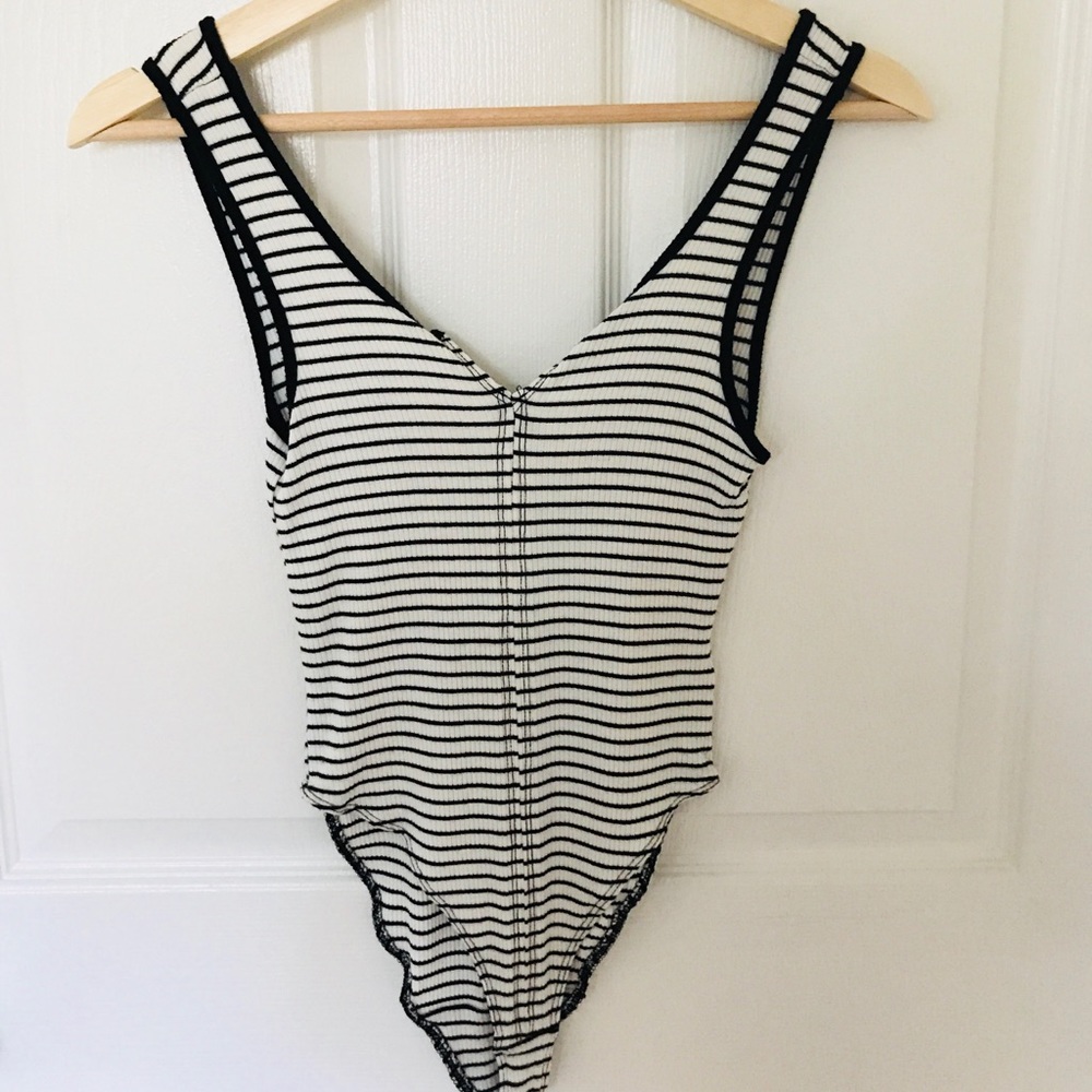 Striped Urban Outfitters bodysuit