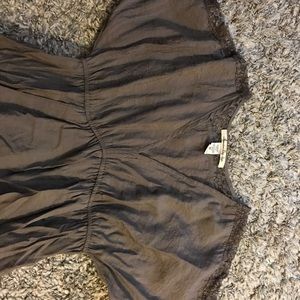 Dark beige/gray short dress