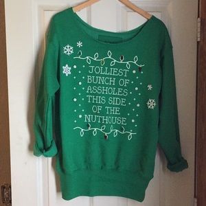 Oversized ugly Christmas sweater/ sweatshirt