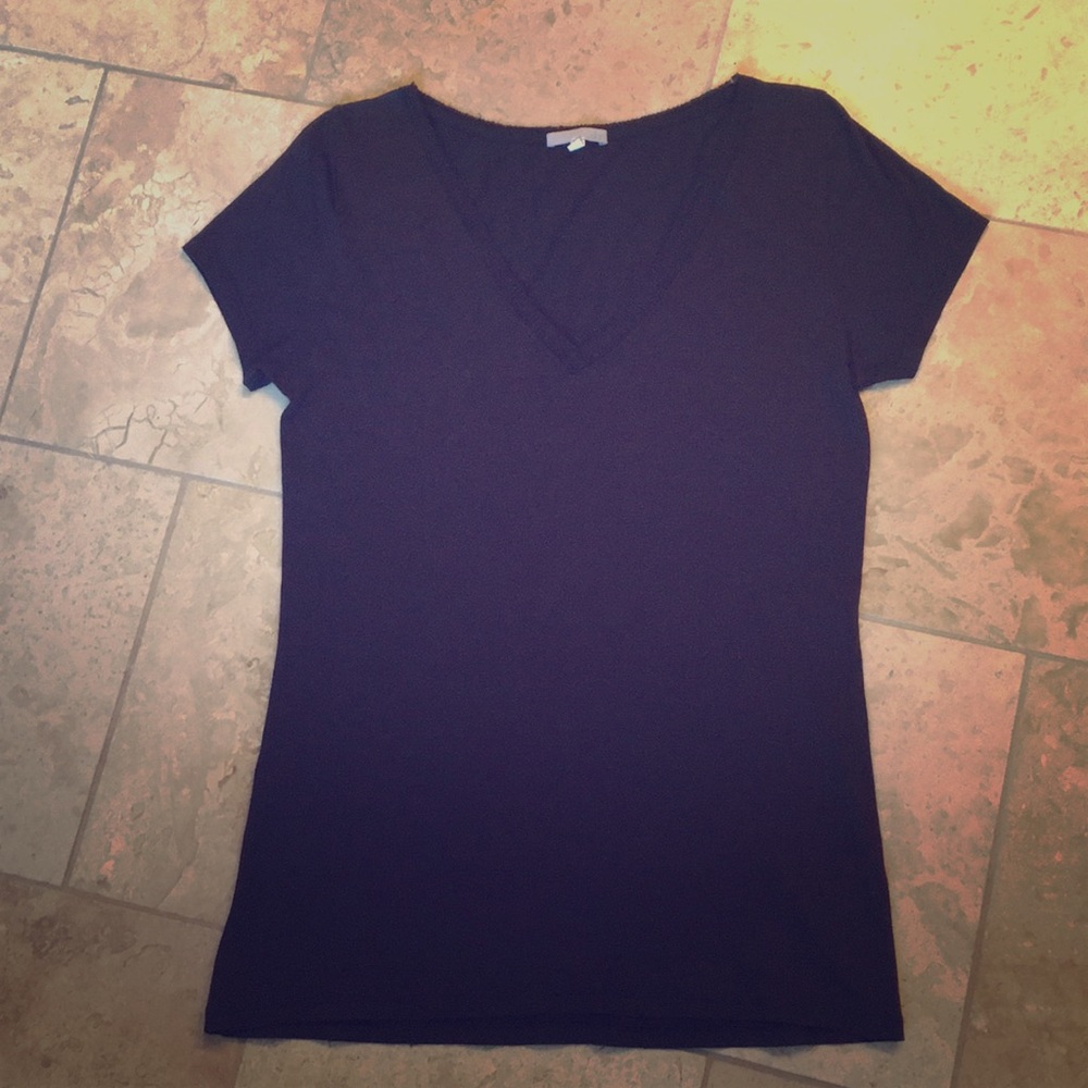 Skin Black V Neck