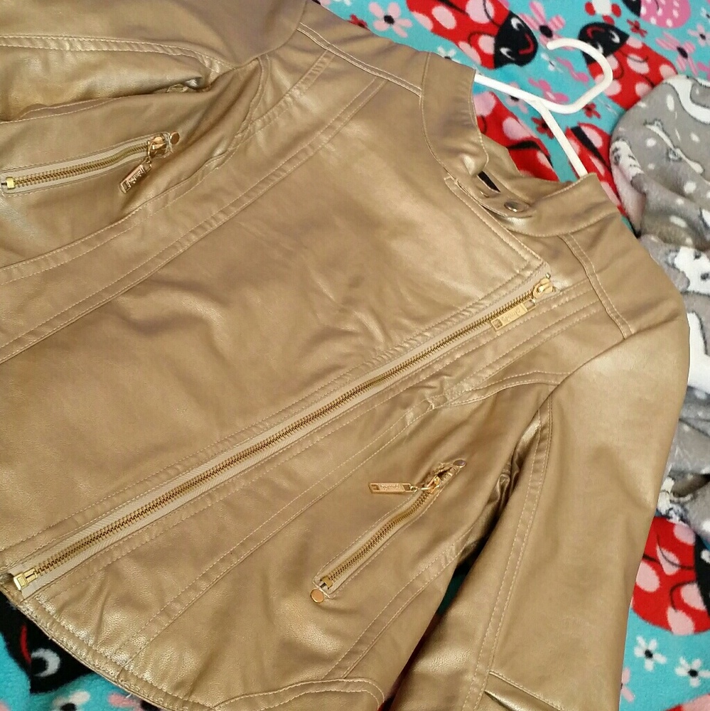 gold  kie jacket