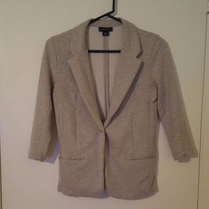 Metaphor gray cotton blazer