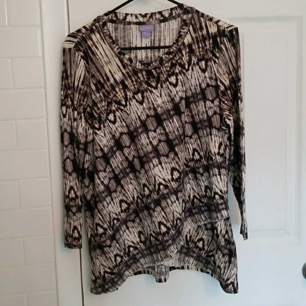 Long Tie Died Style Top L