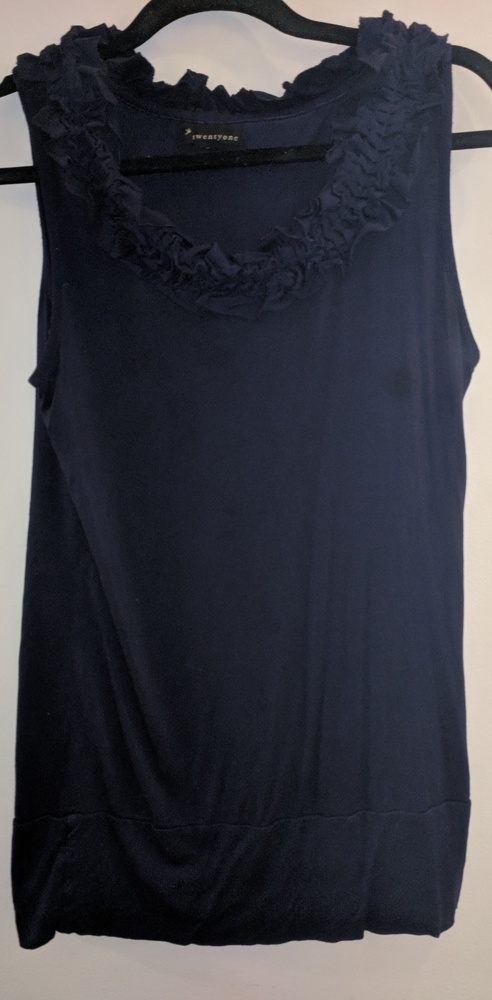 Forever 21 ruffle neck blouse