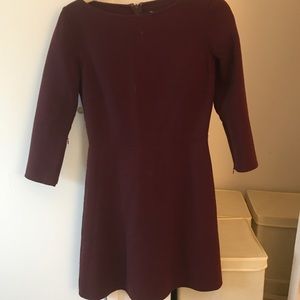 Theory maroon dress