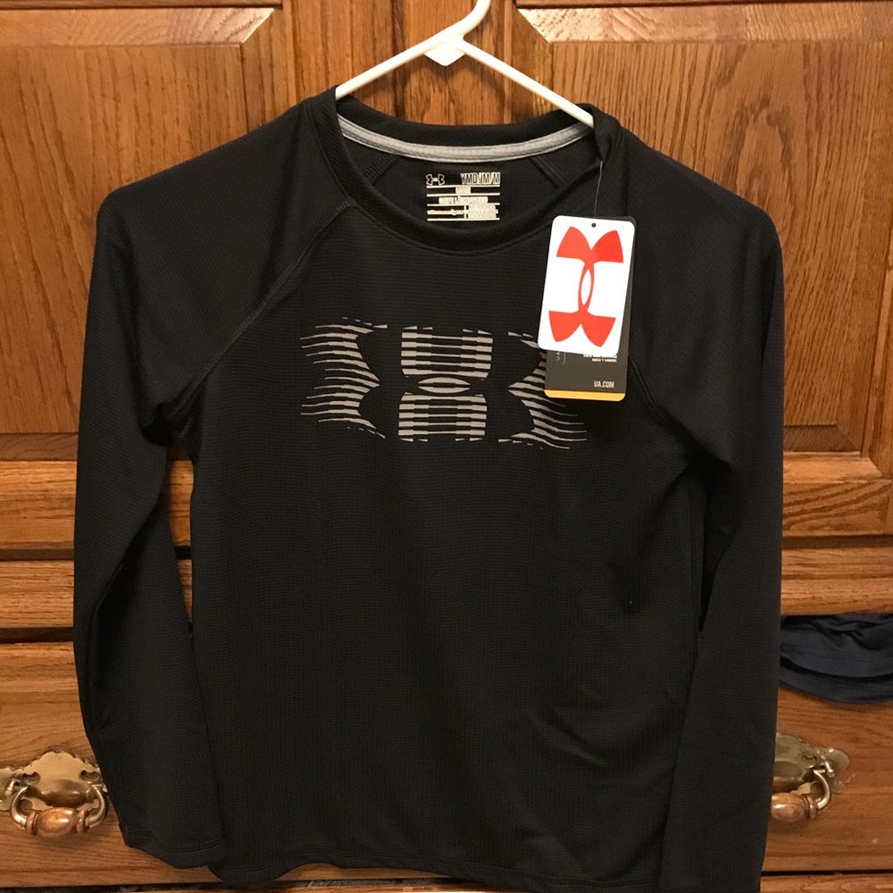 Youth Under Armour long sleeve tee allseason Black