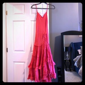 Free People flowing, mulit-layered dress