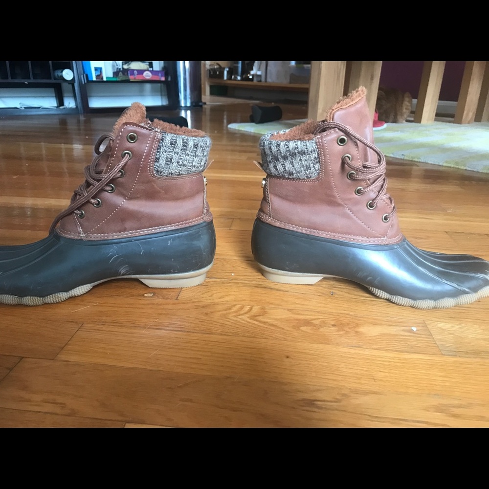Steve Madden Duck Boots Size 10