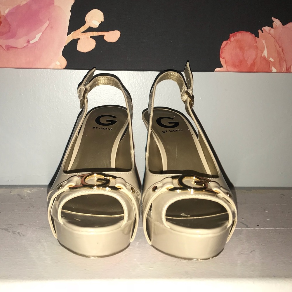 Nude Guess Heels