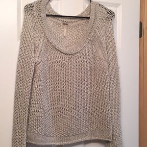 Free people open stitch sweater XS