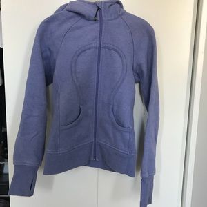 lululemon size 4 purple scuba hoodie