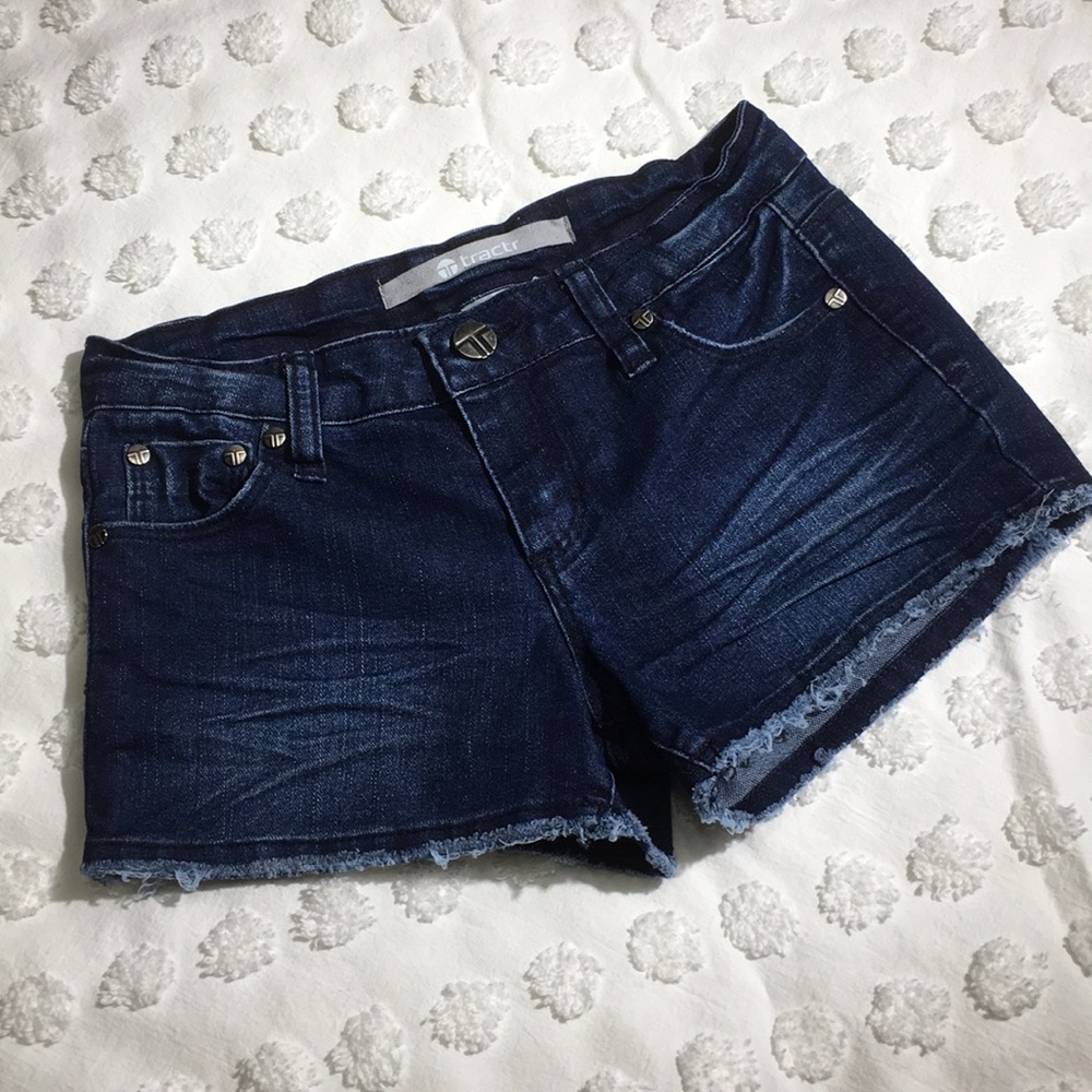 Tractr Soft denim shorts for girls - Picture 2 of 6
