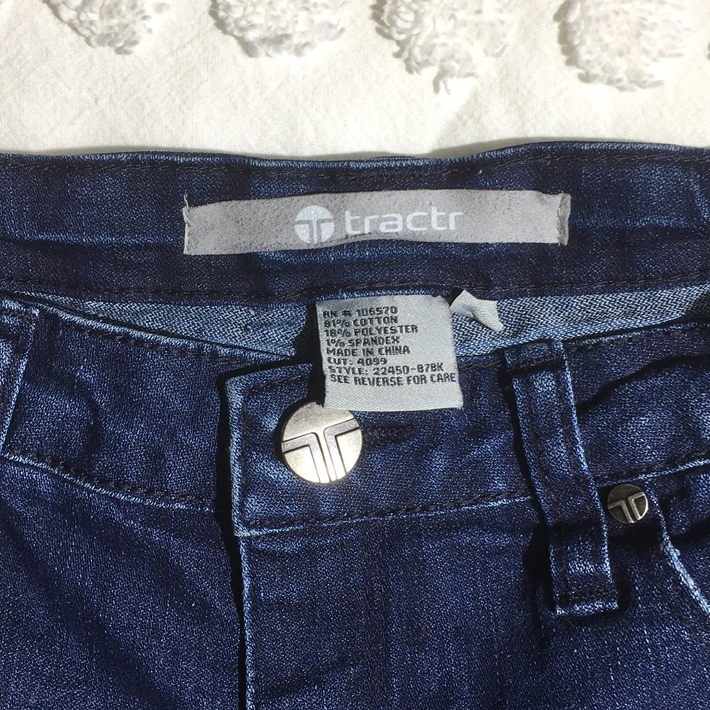 Tractr Soft denim shorts for girls - Picture 3 of 6