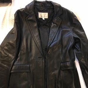 Women's Nine West 100% Leather Jacket