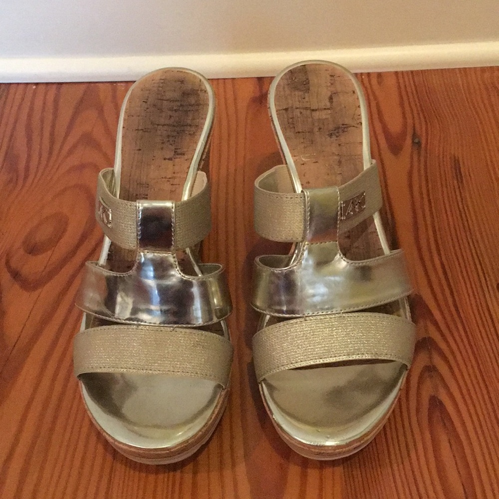 Summer slip on wedge