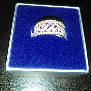Genuine White Gold & Diamond Ring